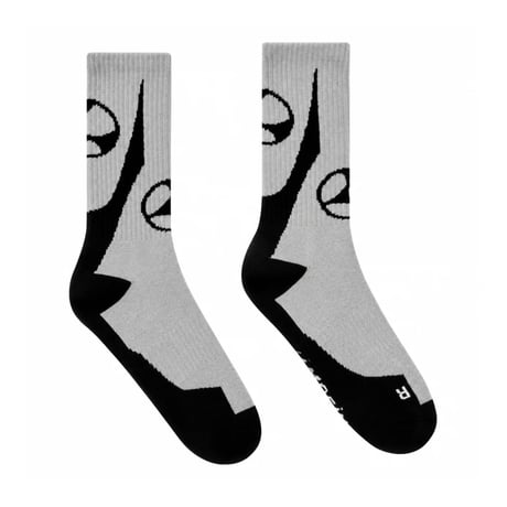 LIMOSINE LEDDY SOCKS WHITE / BLACK