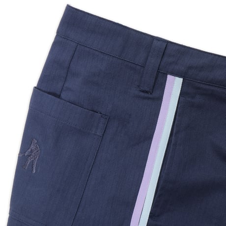 PASSPORT LEAGUES CLUB STRIPE SHORT NAVY