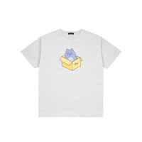 DIME BOX LOGO TEE ASH