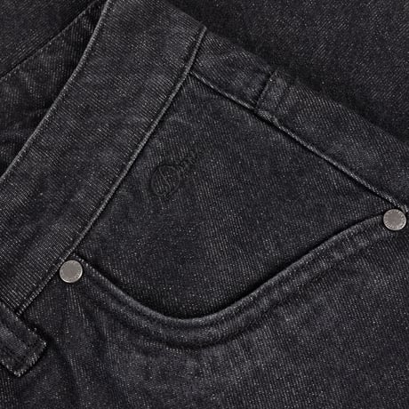 DIME RELAXED DENIM PANTS BLACK WASHED