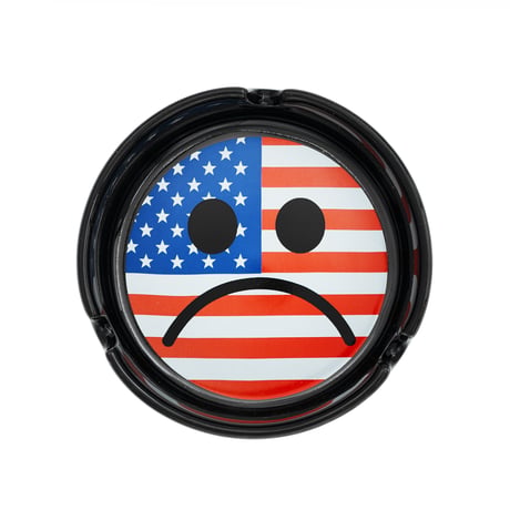 CARPET COMPANY AMERICAN SAD ASHTRAY BLACK