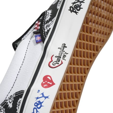 VANS X PUNKANDYO SKATE SLIP-ON BLACK/WHITE