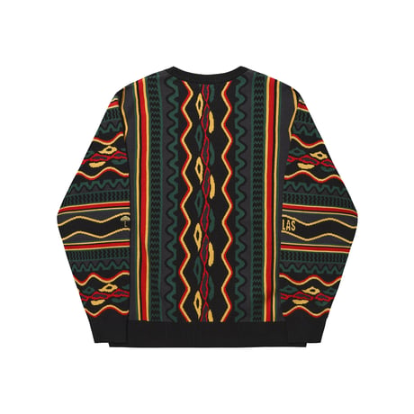 HELAS COOG CREWNECK KNIT BLACK MULTICO