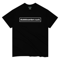 VIOLET BUT WE'RE COOLER THAN EVERYONE ELSE TEE BLACK