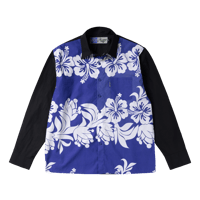 ALWAYS LANDON LONGSLEEVE SHIRT BLUE/WHITE/BLACK