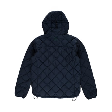 POP TRADING COMPANY QUILTED JACKET NAVY