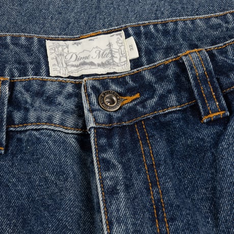 DIME RELAXED DENIM PANTS STONE WASHED
