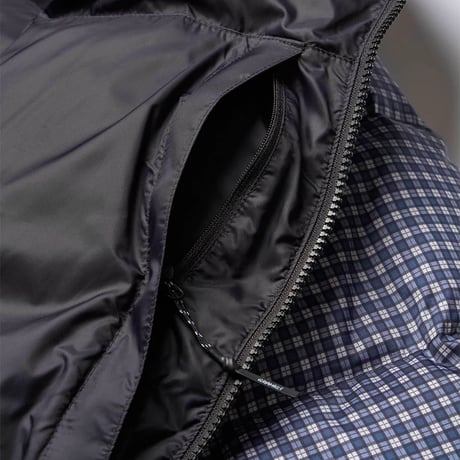 GRAMICCI COLDFRONT HOODED DOWN JACKET CHECK