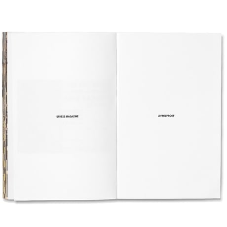 "STRESS MAGAZINE" A  BOOK BY LIVING PROOF