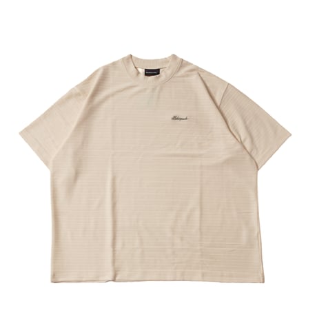 LIDAIRPEAKS STRIPED EMBOSS TEE KINARI