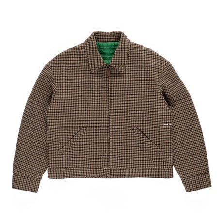 POP TRADING COMPANY HARRINGTON JACKET HOUNDSTOOTH