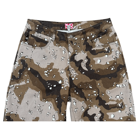 STARTEAM CHOCO CHIP CAMO STAR JEANS