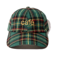 SKATEBOARD CAFE TARTAN 6 PANEL GREEN