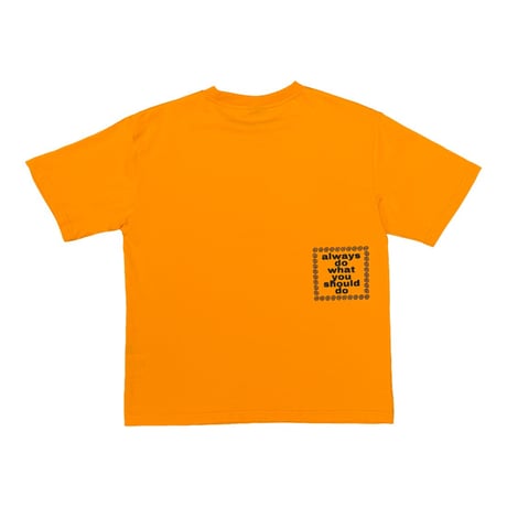 ALWAYS PARTITION TEE ORANGE