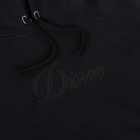 DIME CURSIVE HOODIE BLACK