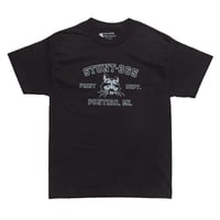 STUNT PRINT DEPT. TEE BLACK