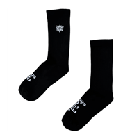 ALWAYS MINI EMBROIDED @SUN SOCKS BLACK
