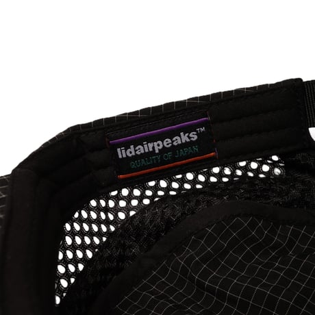 LIDAIRPEAKS CYLINDER MESH HAT BLACK