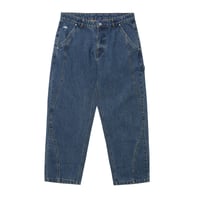 HELAS ZIGZAGGER JEANS PANTS WASHED INDIGO