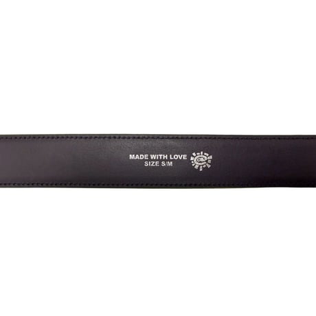 ALWAYS LAZERPRINT COWHIDE BELT BLACK / GREEN