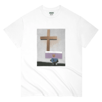 VIOLET TEAM CROSS TEE WHITE