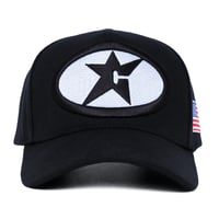 CARPET COMPANY C-STAR GLOW IN THE DARK HAT BLACK