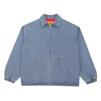 CARPET COMPANY PINSTRIPE DENIM WORK JACKET DARK