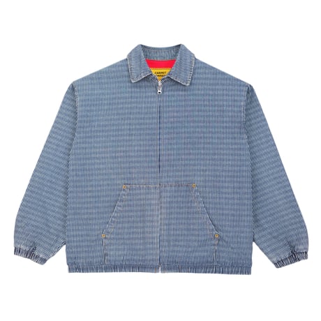 CARPET COMPANY PINSTRIPE DENIM WORK JACKET DARK