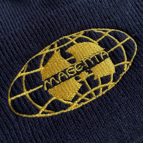 MAGENTA SHAOLIN BEANIE BLACK