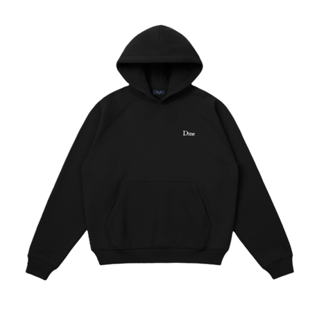 DIME CLASSIC SMALL LOGO HOODIE BLACK