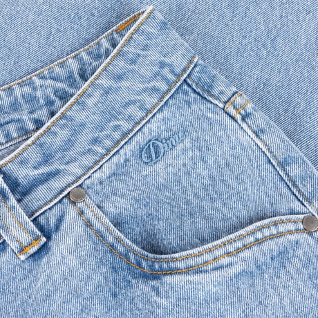 DIME RELAXED DENIM PANTS BLUE WASHED