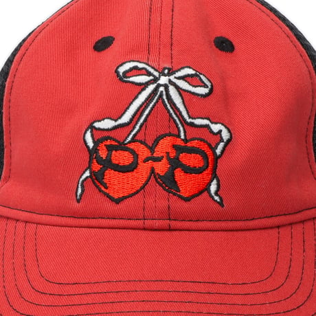 PASSPORT CHERRIES LEAGUES TRUCKER WASHED RED
