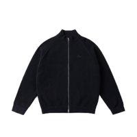 DIME KNITTED PIQUE ZIP SWEATER DARK NAVY
