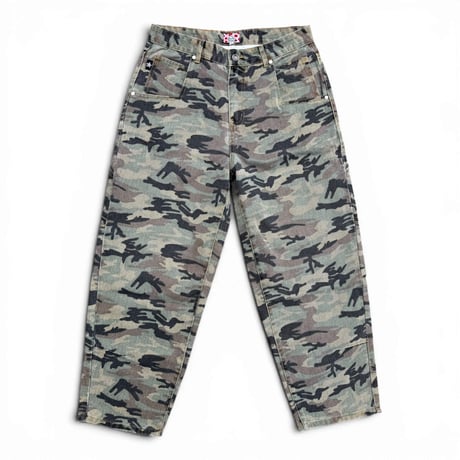 STAR TEAM CAMO BAGGY CARPENTER DENIM