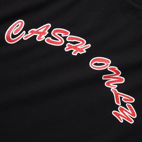 CASH ONLY GRID LOGO TEE BLACK