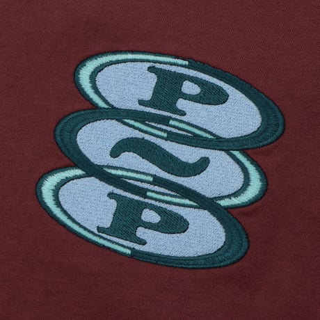 PASSPORT HOOPS ORAGANIC TEE MAROON