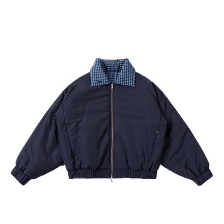 DIME WOMEN'S REVERSIBLE BOMBER JACKET NAVY