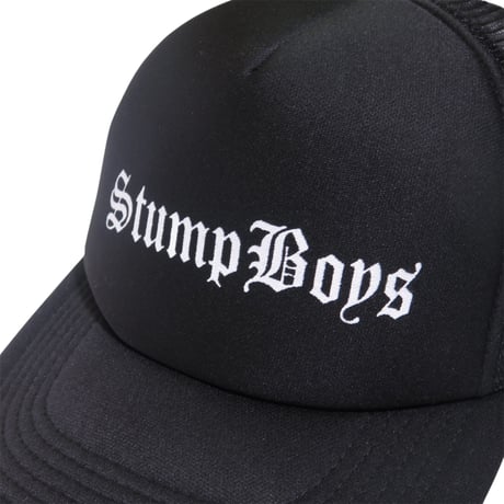 STUMP BOYS OG LOGO MESH CAP WHITE