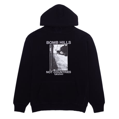 GX1000 BOMB HILLS SK8 FIT HOODIE BLACK