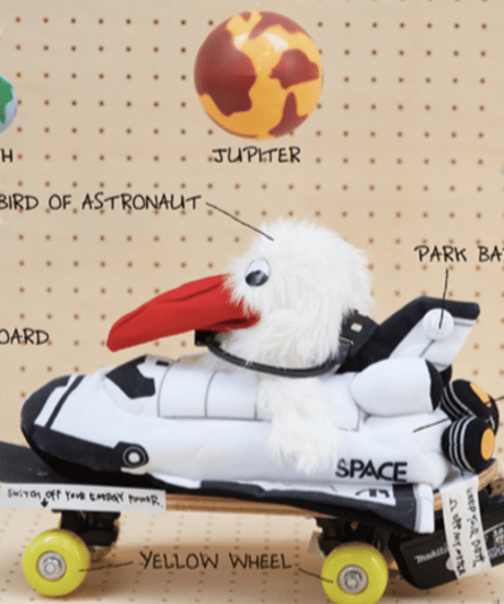 THE PARK SHOP / SPACEBOY TISSUE COVER
