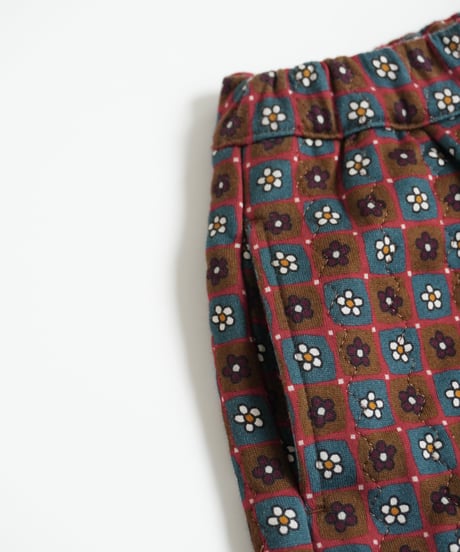& pal / FLOWER QUILTED PANTS