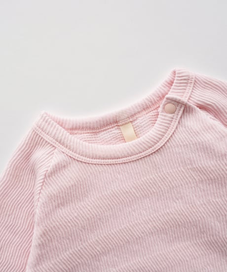 MOUN TEN. / ZIG ZAG RIB LONG SLEEVE (for baby)