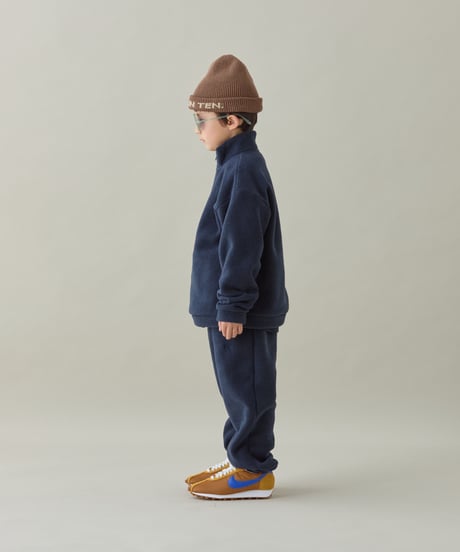 MOUN TEN. / MELANGE FLEECE HALF ZIP