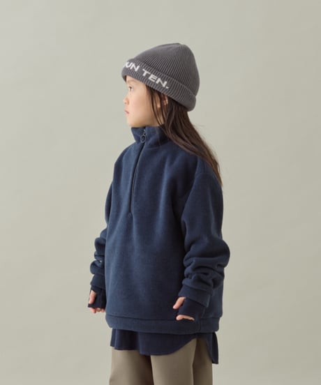 MOUN TEN. / MELANGE FLEECE HALF ZIP