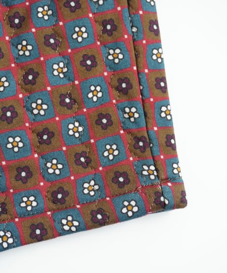 & pal / FLOWER QUILTED PANTS