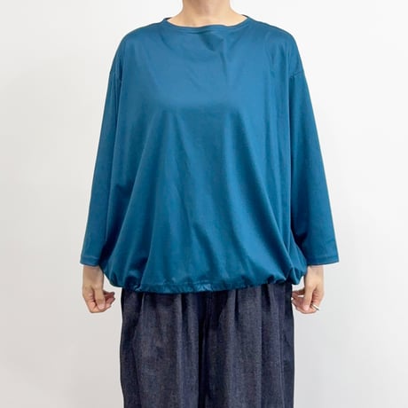 DRAWSTRING BOAT NECK L/S TEE  ドローコード ボートネック 長袖Tシャツ  A52616