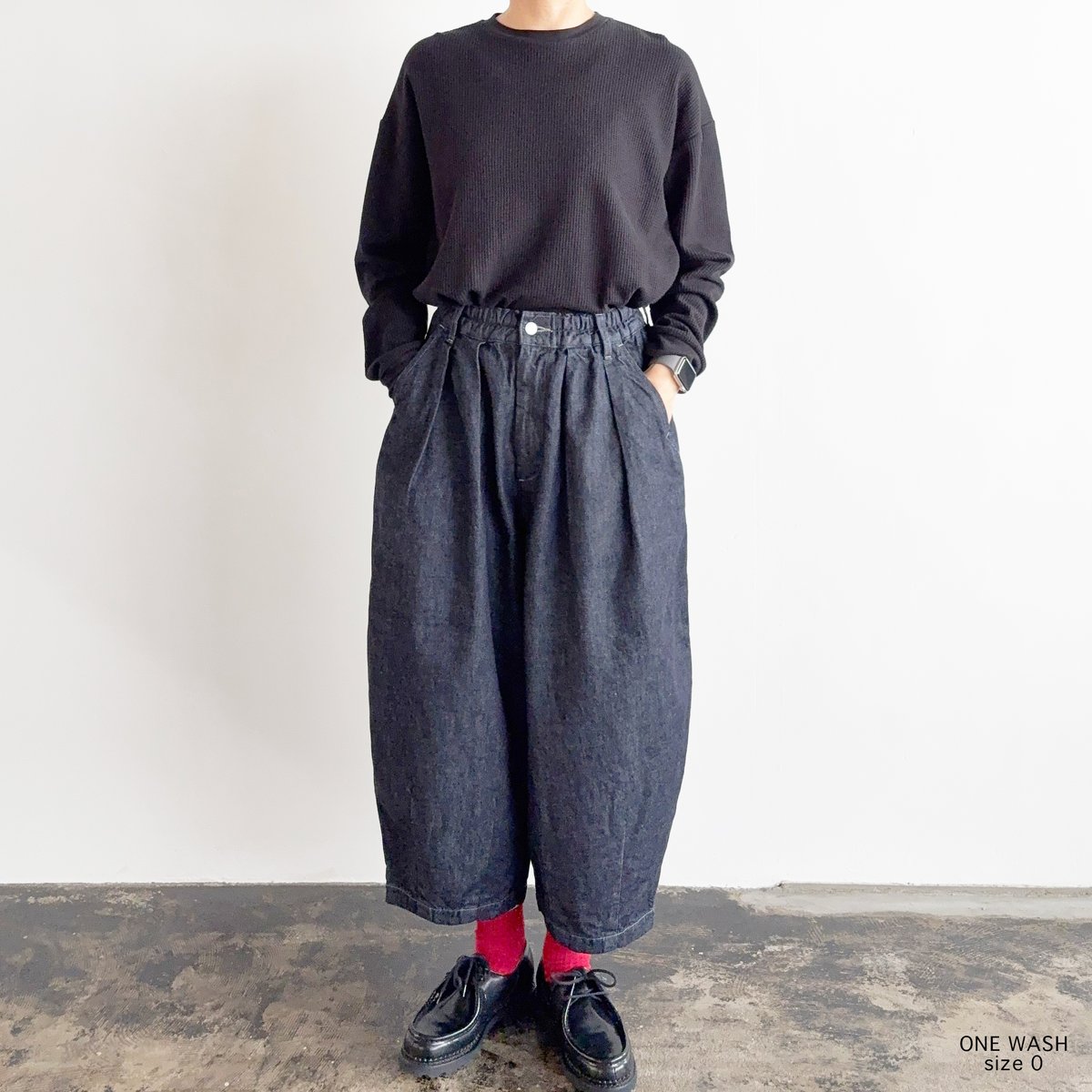 10oz DENIM CIRCUS PANTS / ONE WASH 10ozデニムサーカスパ