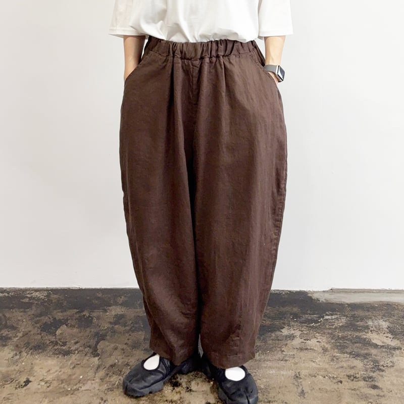 LINEN CANVAS EASY CIRCUS PANTS リネンキャンバス イージーサー