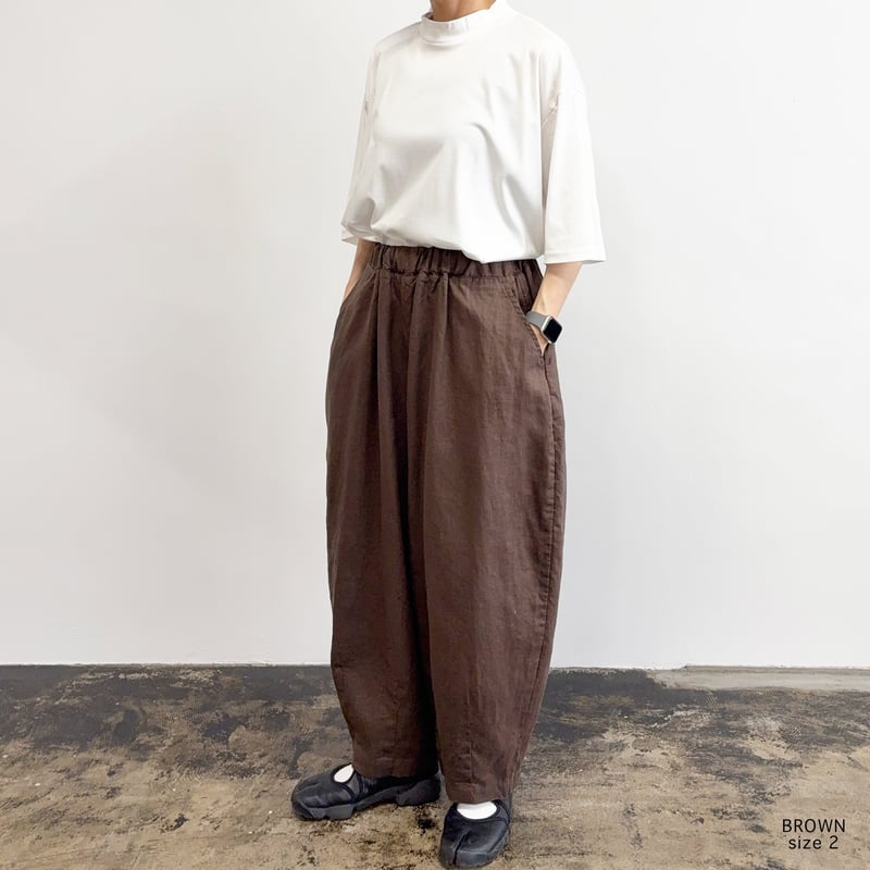 LINEN CANVAS EASY CIRCUS PANTS リネンキャンバス イージーサー