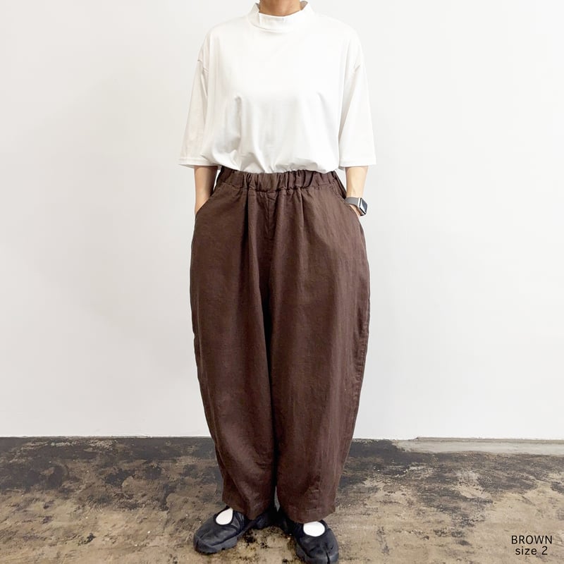 LINEN CANVAS EASY CIRCUS PANTS リネンキャンバス イージーサー